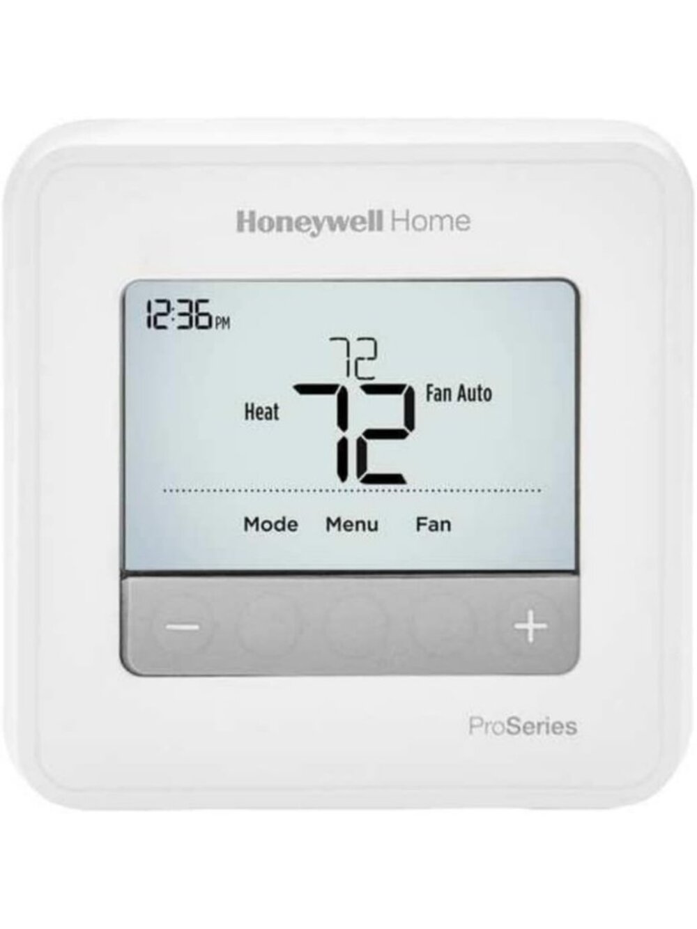 Programmable/Non-Programmable Thermostat, 1H/1C, Energy Efficient, White